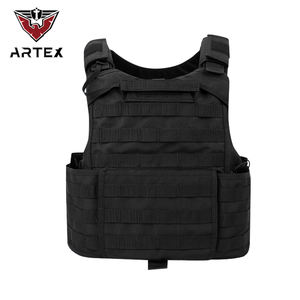 เสื้อกั๊กยุทธวิธีสีดำทนทานต่อการสึกหรอจากโรงงานโดยตรง เหมาะสำหรับการฝึกกลางแจ้ง การล่าสัตว์  พร้อมแผ่นกันกระสุน กันน้ำ และปลอดภัย - Product Image 1