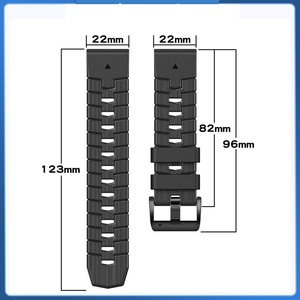 <span class=keywords><strong>Bracelet</strong></span> de montre en silicone à ajustement rapide de 22 mm pour <span class=keywords><strong>Garmin</strong></span> Fenix 8 47 mm, Fenix 7, <span class=keywords><strong>Forerunner</strong></span> 965/955/<span class=keywords><strong>945</strong></span>/935 - Product Image 2