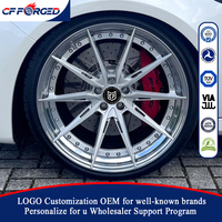 Jantes en alliage forgé sur mesure de haute qualité 20 21 pouces argent brossé 5x112 2 pièces pour Mercedes AMG E63s W213