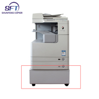 Meja Kerja Printer/Fotokopi Langsung dari Pabrik, Alas Meja dengan Roda dan Kabinet Penyimpanan untuk Mesin Fotokopi Canon 2520/2525/2530