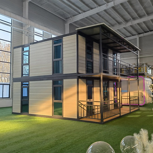Maison en acier extensible Remorque préfabriquée Conteneur mobile Bureau à domicile Chambre à coucher Fabriqué - Product Image 1