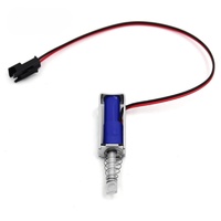 DC5V Open Frame Type Push Pull Strong Thrust Electromagnet Soft Magnetic Material Power-on Retract Solenoid for Mechanical Locks