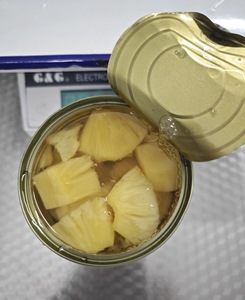 Certificazione Haccp senza conservanti ananas in scatola, frutta dorata in succo, 567g * 24 consegna rapida - Product Image 1