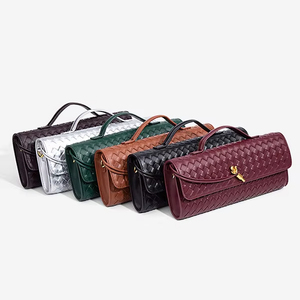 Bolso de mano para mujer IStapromo Gifts, elegante bolso de hombro tejido para fiesta, bolso de mano con correa cruzada - Product Image 1