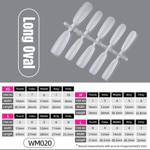 Ongles en gel 3D en acrylique faits à la main, vente en gros, <span class=keywords><strong>faux</strong></span> ongles de haute qualité pour femmes, très bons ongles artificiels, pointe d'<span class=keywords><strong>ongle</strong></span> personnalisée avec logo - Product Image 3