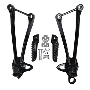 TCMT - Juego de Reposapiés Traseros para Motocicleta, Compatible con <span class=keywords><strong>Kawasaki</strong></span> <span class=keywords><strong>Ninja</strong></span> ZX-6R 2009-2025 ZX-10R 2008-2010, Reposapiés para Pasajero - Product Image 1