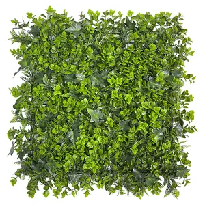 Customized 3D Outdoor Artificial Jungle Wall Panel Durable Plastic Green Climbing Grass Plant Made for Indoor and Outdoor Use