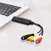 Convertisseur numérique VHS RCA USB 2.0 Carte de capture vidéo Enregistrement VHS vers numérique pour MAC/PC Modèle BR116 Fabriqué en Chine
