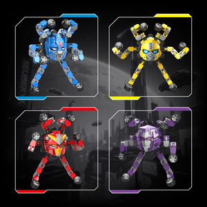 Robot multifonctionnel transformable en gyroscope, fidget spinner pour garçons de 8 à 13 ans, jouet de décompression en ABS - Product Image 3