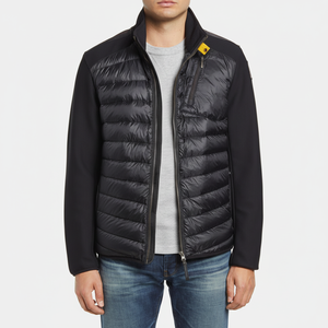 Men's Custom Logo Design Winter <b>Jacket</b> Streetwear <b>Rain</b> Puffer Nylon Softshell Waterproof Woven Windbreaker Front Logo Position - Product Image 1