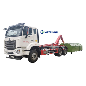 HOWO 4x2 6x4 mới hoặc sử dụng móc Nâng Thủy Lực 18cbm phía sau tải thùng rác Thùng rác tự động xe tải rác thải Xe thu gom - Product Image 6