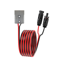 Câble d'extension SAE vers SAE, cordon de prise solaire 16AWG, conducteur en cuivre pur isolé en caoutchouc, étanche pour batteries de voiture