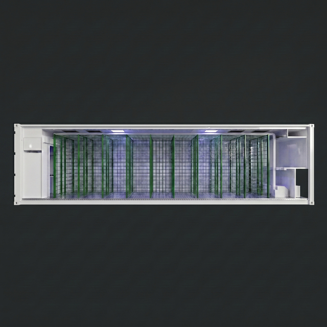 40ft Smart Shipping Container Mushroom Farm with Automated Climate Control & LED Grow Light Container