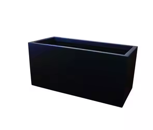 Pots <span class=keywords><strong>de</strong></span> <span class=keywords><strong>fleurs</strong></span> rectangulaires <span class=keywords><strong>en</strong></span> métal personnalisés, légers, haute résistance, haute qualité, auto-arrosants, avec trou <span class=keywords><strong>de</strong></span> drainage pour le jardin - Product Image 1