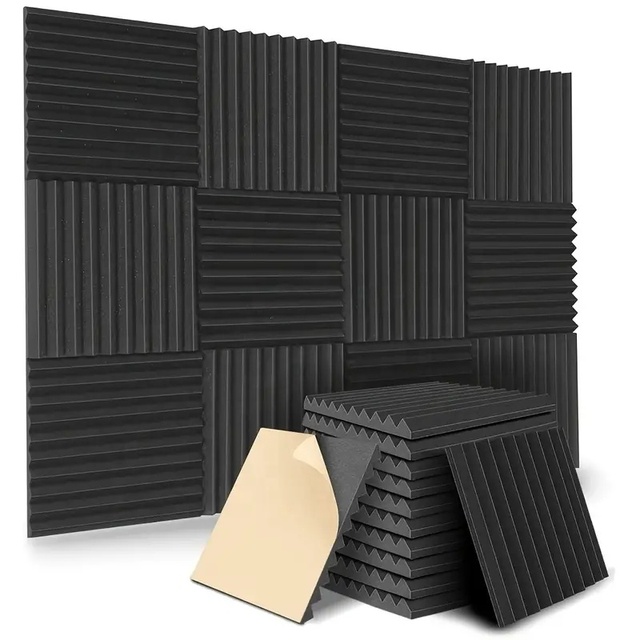 Wholesale Self-Adhesive Acoustic Foam Panel High-Density Acoustic Foam Panel Effective Noise Absorption for Studio Theater