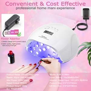 <span class=keywords><strong>NailGirls</strong></span> เจลแห้งยาทาเล็บ 150W UV LED โคมไฟเล็บที่บ้านหรือร้านเสริมสวยใช้ - Product Image 2