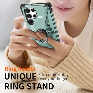 <span class=keywords><strong>Coque</strong></span> <span class=keywords><strong>de</strong></span> <span class=keywords><strong>Smartphone</strong></span> hybride 2 en 1 PC + support TPU pour Samsung Galaxy S23 Ultra <span class=keywords><strong>coque</strong></span> arrière <span class=keywords><strong>de</strong></span> téléphone portable à double usage - Product Image 4