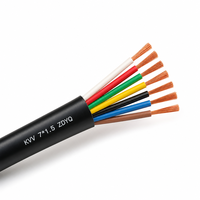 Câble de commande en cuivre KVV 7 conducteurs 0,75/1/1,5/2,5 mm² 450/750V, isolé et gainé PVC, pour câblage d'instrumentation et de coffrets électriques