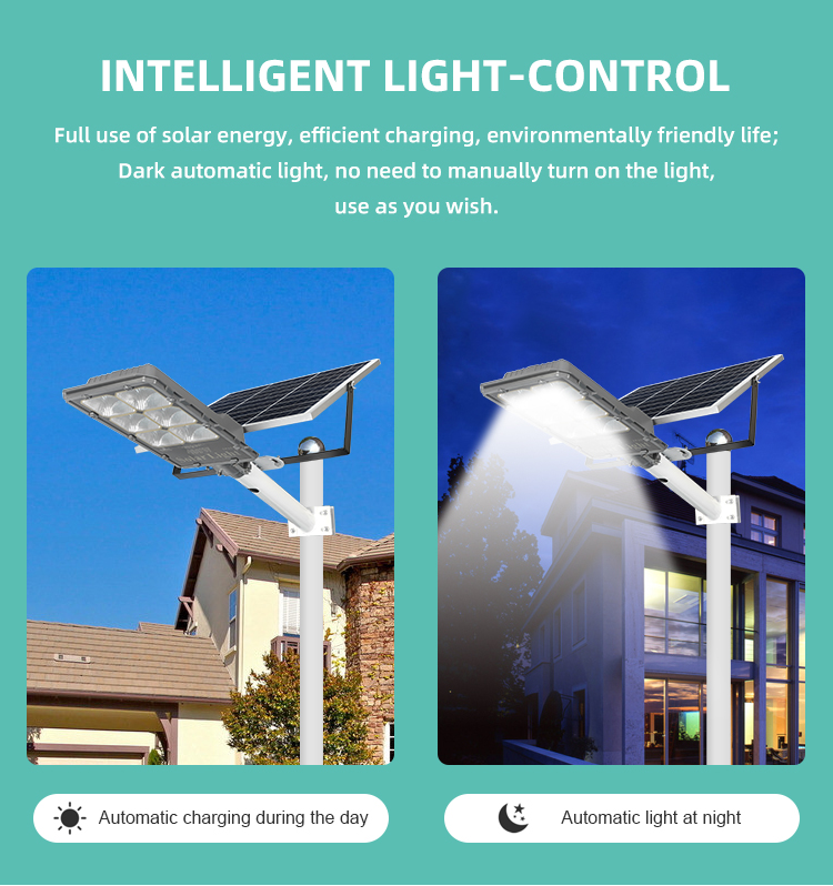 All In One Lampadaire Solaire Led Soler Led Street Light - Solar Street Light - 10