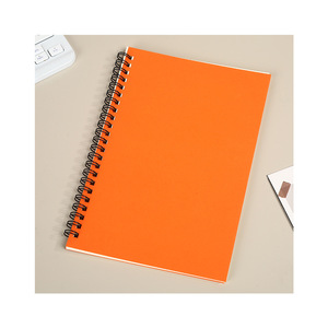 Carnet à spirale Yangbang A5, style simple, reliure à anneaux en fer, 50-100 pages, papier Daolin, pour notes de réunion, études étudiantes - Product Image 4