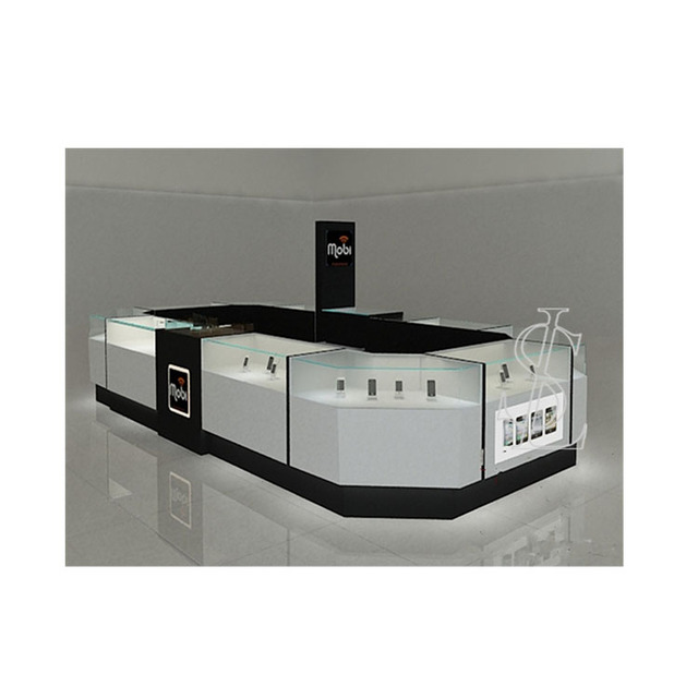 Professional New Shopping Mall Mobile Phone case Kiosk Phone Accessories Kiosk Cellphone Shop Counter Design