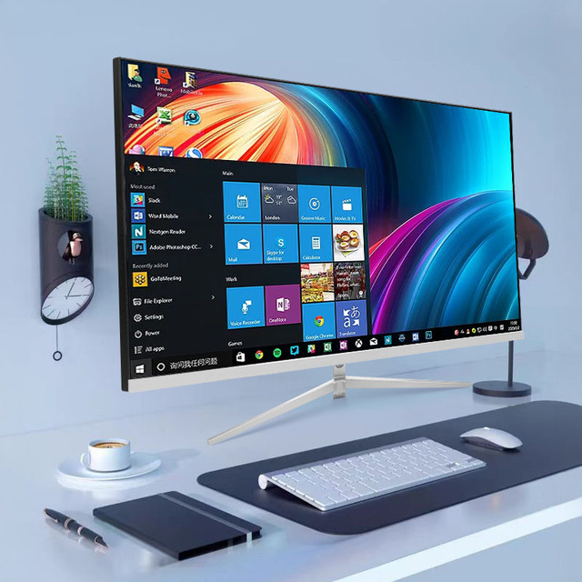 2024 Hot Selling Gaming Desktop Computer 27 Inch in All-in-one PC I7 I5 I3 AIO Business Gamer All in One Computer