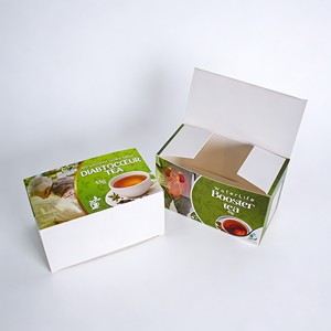 Boîtes d'emballage pour gâteaux autoportantes écologiques de haute qualité avec poignée et fenêtre transparente, en carton robuste, impression vibrante pour <span class=keywords><strong>boulangerie</strong></span> - Product Image 3