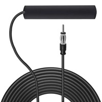 Antenne universelle pour autoradio FM, longueur 3M, en plastique ABS, amplificateur de signal 85-112MHz, dispositif de renforcement pour véhicule, bateau, camping-car