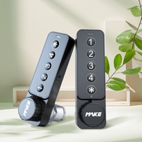 MK-E750 Serrure numérique à came pour casier intelligent sans clé, en alliage de zinc, IP65, avec clavier tactile et mot de passe à 4 chiffres, pour salle de sport publique