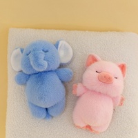 Peluche animale personnalisée à poser, mignonne, pingouin, poussin, renard, cochon, pour repose-main, support de poignet, compagnon de bureau
