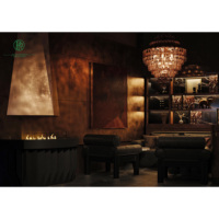 Ensemble de banquette rembourrée de luxe personnalisée pour restaurant occidental haut de gamme, hôtel, bar, salon