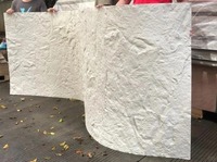 Nouvelle conception de revêtement mural souple en pierre artificielle PU MCM, imitation terre battue avec texture de pierre, panneau en pierre
