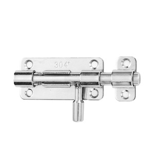 Menniu Stainless Steel Door Bolt With Lock Hole For Wooden Doors And <b>Windows</b> - Product Image 4