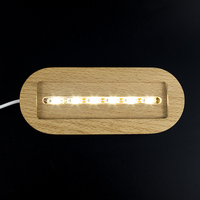 Lampada Cubo in Cristallo K9 Personalizzabile con Base in Legno e Luce LED Bianca, Decorazione con Incisione Laser UV 3D Personalizzata
