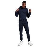 Ensemble de survêtement personnalisé en molleton pour homme, respirant, avec broderie et strass, pantalon de survêtement, tenue de sport oversize, streetwear, OEM ODM