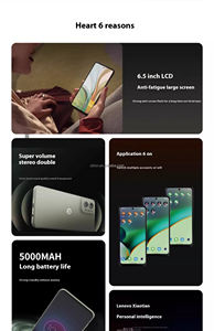 Teléfono Inteligente ROM G55 con Pantalla LCD Grande Antifatiga de 6.49 Pulgadas, Frecuencia de Actualización de 120 Hz, 5000 mAh, Cargador de 30 W, OTA, Android 14 - Product Image 3