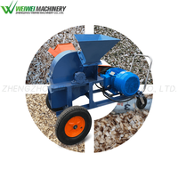 Weiwei Factory Direct Machine à moteur électrique Broyeur de copeaux de bois et machine à granulés avec certification CE