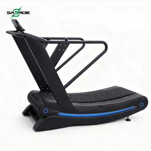 Tapis de course manuel SAERDE à courbe mécanique, équipement de fitness commercial de qualité, vente directe usine - Product Image 2