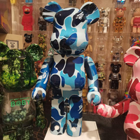 Figurine de décoration intérieure de créateur de mode, modèle de jouet officiel Bape Bearbricks en ABS, 70 cm, 1000%