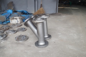 Garniture perforée en PTFE en fonte de <span class=keywords><strong>6</strong></span> pouces avec filtre ETFE <span class=keywords><strong>WEB</strong></span> 40 ME DN150 B.1BAR Crépine de type Y - Product Image 5