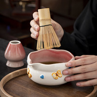 Cuillère à matcha classique en bambou écologique, Chashaku, cuillère à poudre pour matcha, ensemble fouet à matcha en bambou