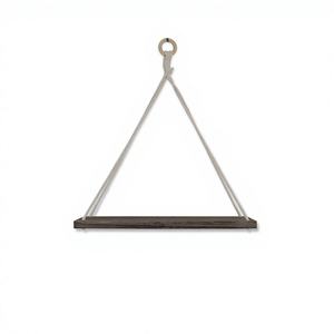 ชั้นวางของแบบแขวนผนังไม้สนคุณภาพสูง สไตล์เรโทร พร้อมตะขอและเชือกป่าน สำหรับตกแต่งบ้าน ดีไซน์ทันสมัย ทนทาน - Product Image 1