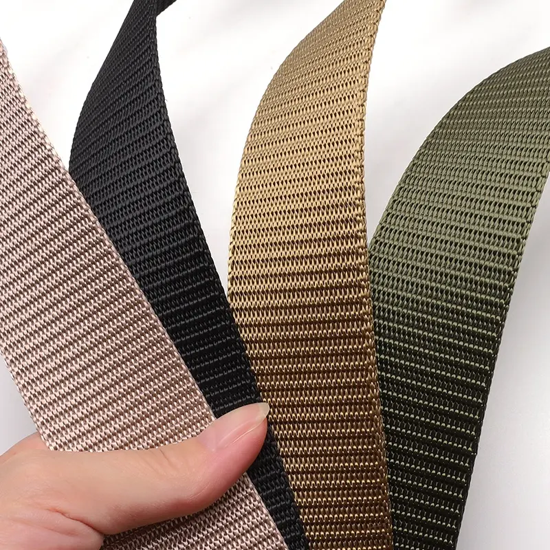 Seatbelt Nylon webbing Heavy Duty Flat Nylon Webbing Belt Strap For Backpacks For Tactical Belts Bag Strap Webbing