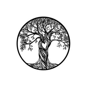 Viking <span class=keywords><strong>Arbre</strong></span> <span class=keywords><strong>de</strong></span> <span class=keywords><strong>Vie</strong></span> Fresque Tableau Décor WJD21 Mural Décoration <span class=keywords><strong>Murale</strong></span> en Métal pour Salon - Product Image 5