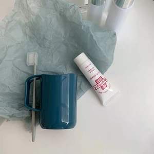 แก้วน้ำยาบ้วนปากทรงเรขาคณิตสไตล์นอร์ดิก ที่วางแปรงสีฟันสีพื้นสำหรับใช้ในครัวเรือน - Product Image 2