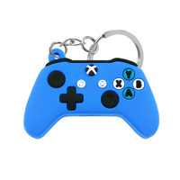Mesin game Mini 2024 PS PVC liontin game 4 5 konsol desain baru 3D lembut warna merah pengendali game gantungan kunci karet pvc