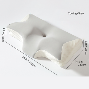 YUE RISE Ergonomik Toplu Sipariş Özel Tedarik OEKO Sertifikalı Boyun Ağrısını Hafifleten Hafızalı Köpük Yatak Yastığı Otel Hastane İçin - Product Image 4