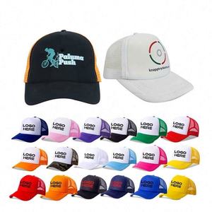 Precio de fábrica Promocional de alta calidad 5-Panel Truck Driver Hat Sporty Letter Pattern Puff Printing para eventos al aire libre - Product Image 1