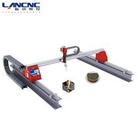 Coupeur de découpeuse de CNC de plasma et de flamme de portique de rail au sol orbital de faible coût du fabricant pour des plaques métalliques