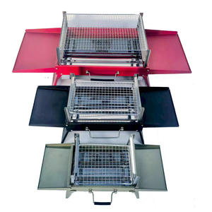 شواية فحم محمولة وقابلة للطي للاستخدام المنزلي والتخييم والنزهات الخارجية - Product Image 4